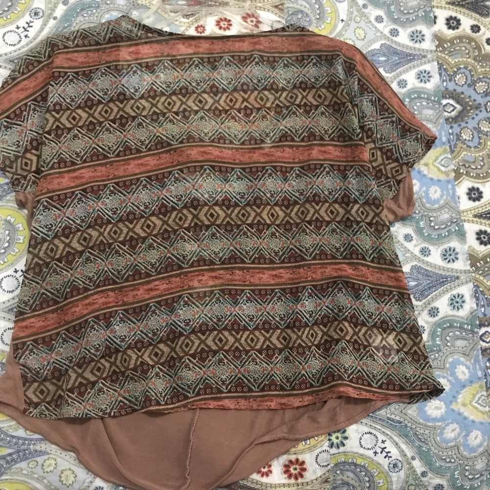 Tribal pattern blouse